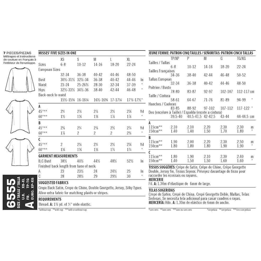 Newlook Pattern 6535 Women's Capes in Four Lengths