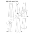 Newlook Pattern 6580 Misses' Circle Skirt