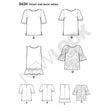 Newlook Pattern 6381 Misses' Knit Skirts and Pants or Shorts