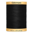 Gutermann Natural Cotton Thread, Colour 5201  - 800m