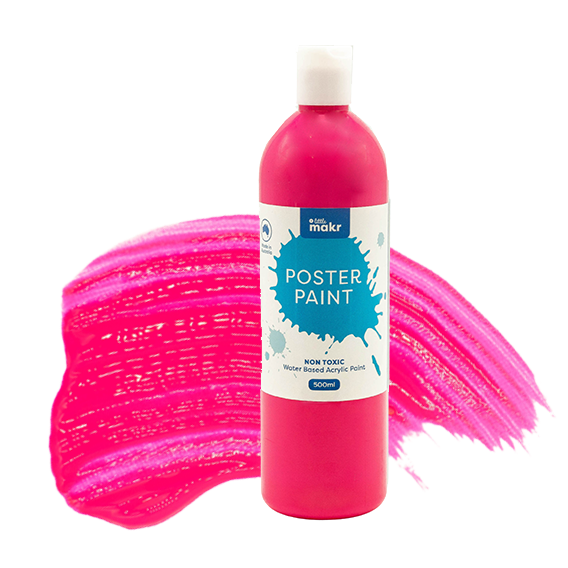 Little Makr Poster Paint, Magenta- 500ml