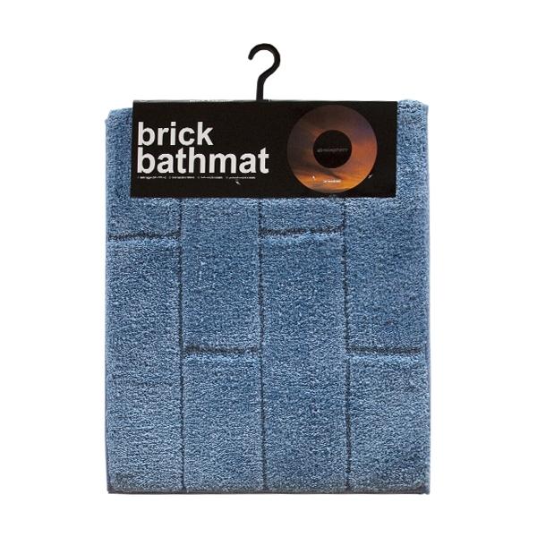 Atmosphere Bath Runner, Brick Azure- 50x120cm