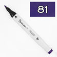 Thiscolor Double Tip Fabric Marker, 81 Deep Violet