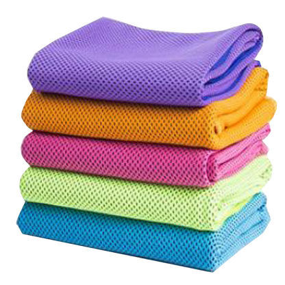 Gym Cooling Towels, Assorted Colours- 100x30cm