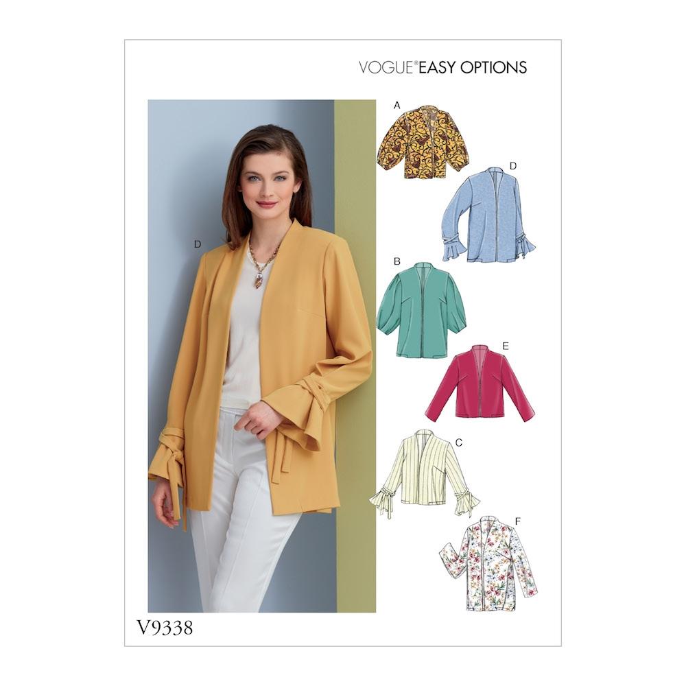 Vogue Pattern V9338 A5 (6-8-10-12-14)