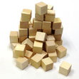 Arbee Wooden Cubes 72pc- 15 x 15mm